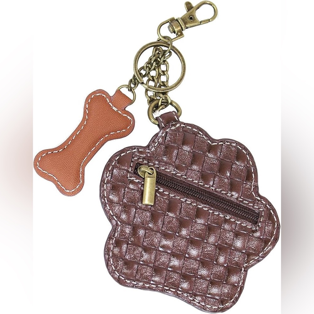 Chala Dog Paw Print Keychain/Coin Purse/Bag Charm - Picture 5 of 6
